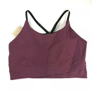 The North Face, Women’s Sports Bra, Purple, Size Large, Light Support,
